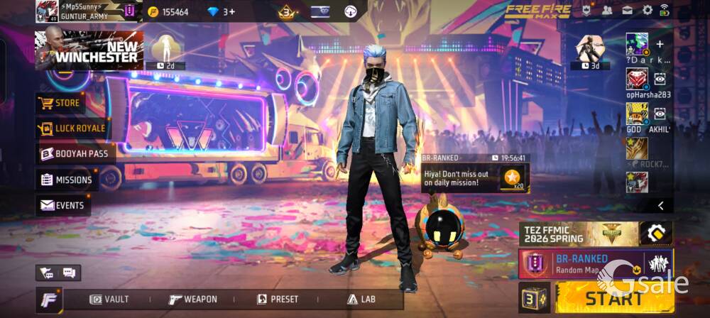 I want to sell my free fire id 