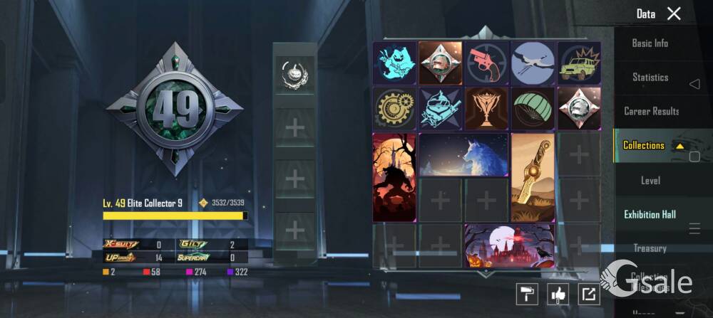 Bgmi id  selling 1honer suite 1gilt suite 