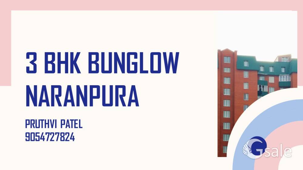 3 BHK Apartment on rent in Naranpura