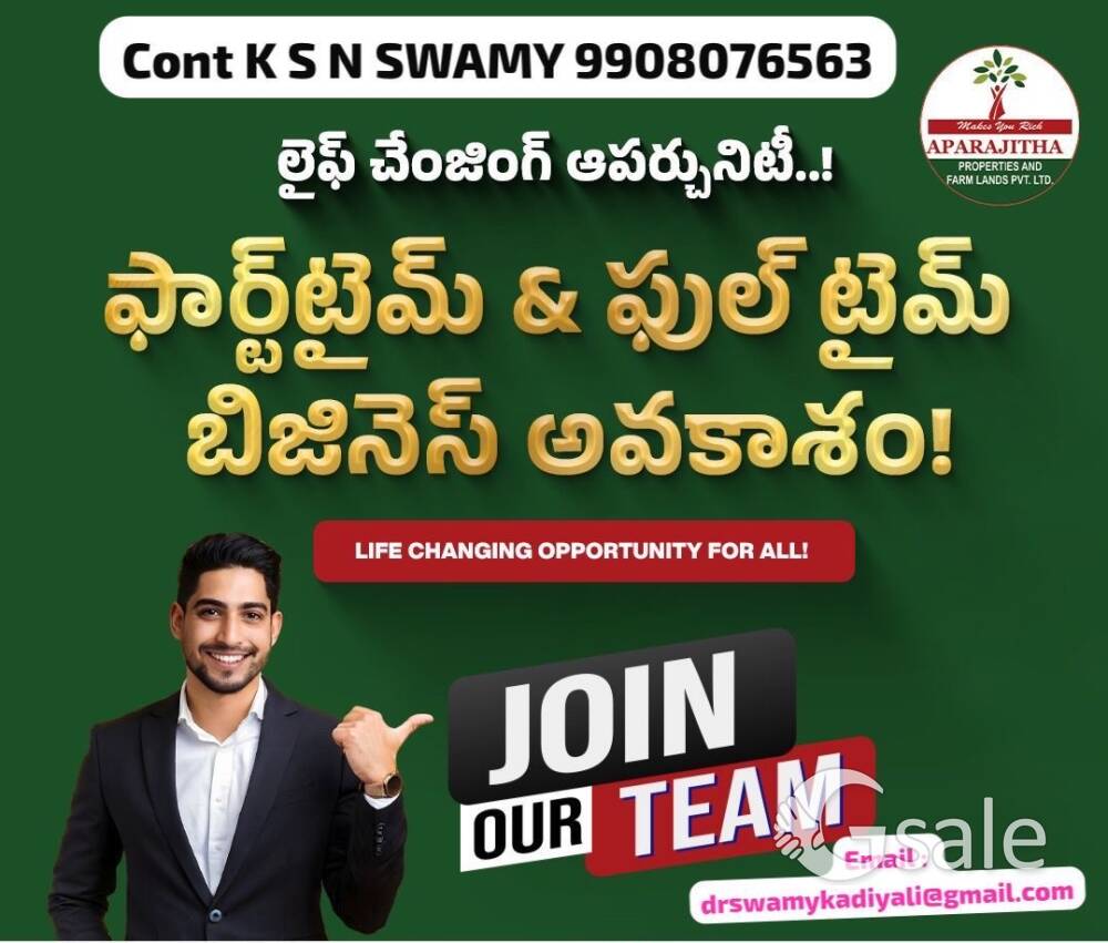 Marketing Executives for Farm lands .