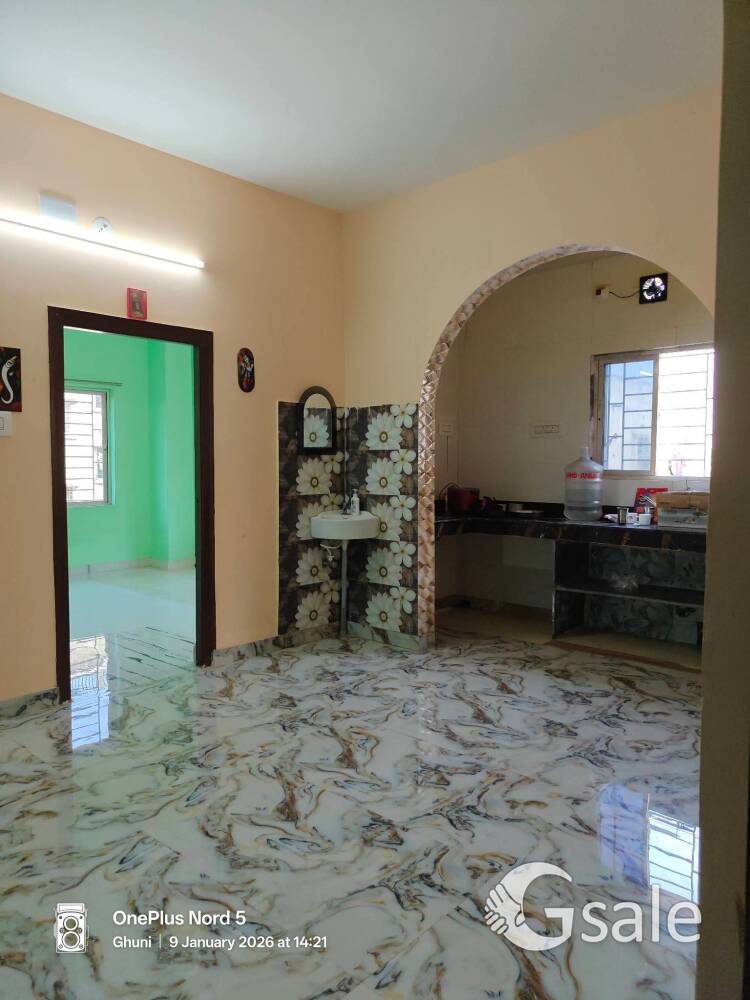 1 BHK RENT WITH BALCONY KESHTOPUR FAMILY BACHELOR STUDENT COUPLE W