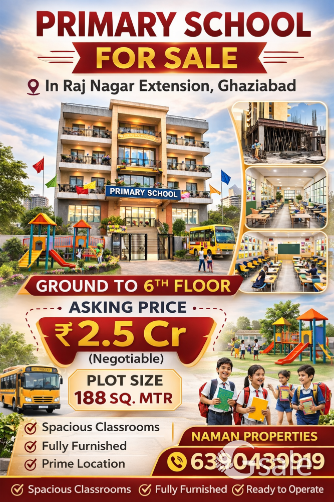 Primary School For Sale In Rajnagar Extension Ghaziabad 