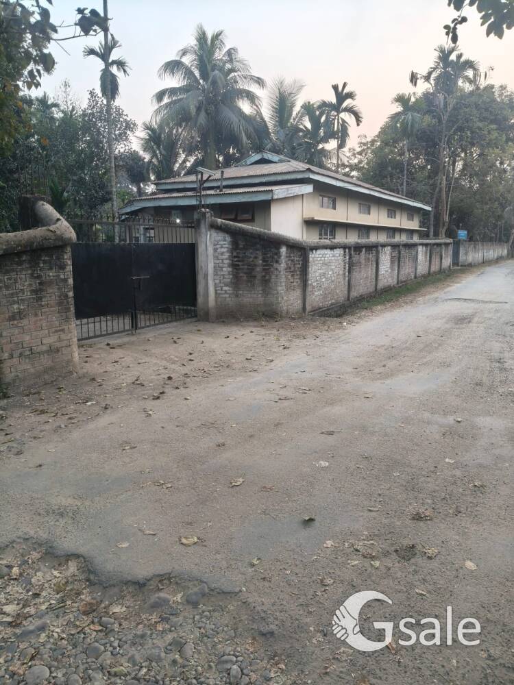 Land with house for sale at Tenyiphe ,400-500 meters from 4 lane highway.Both size road attached Lan