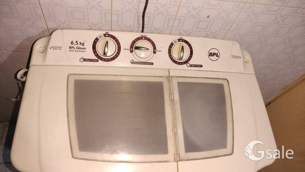 Washing machine BPL, 6.5kg, semi automatic, 