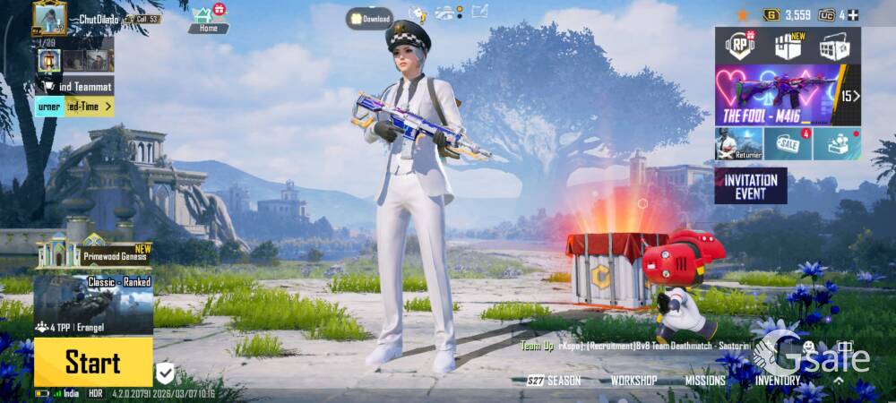 BGMI Old account level 78 urgent sale 