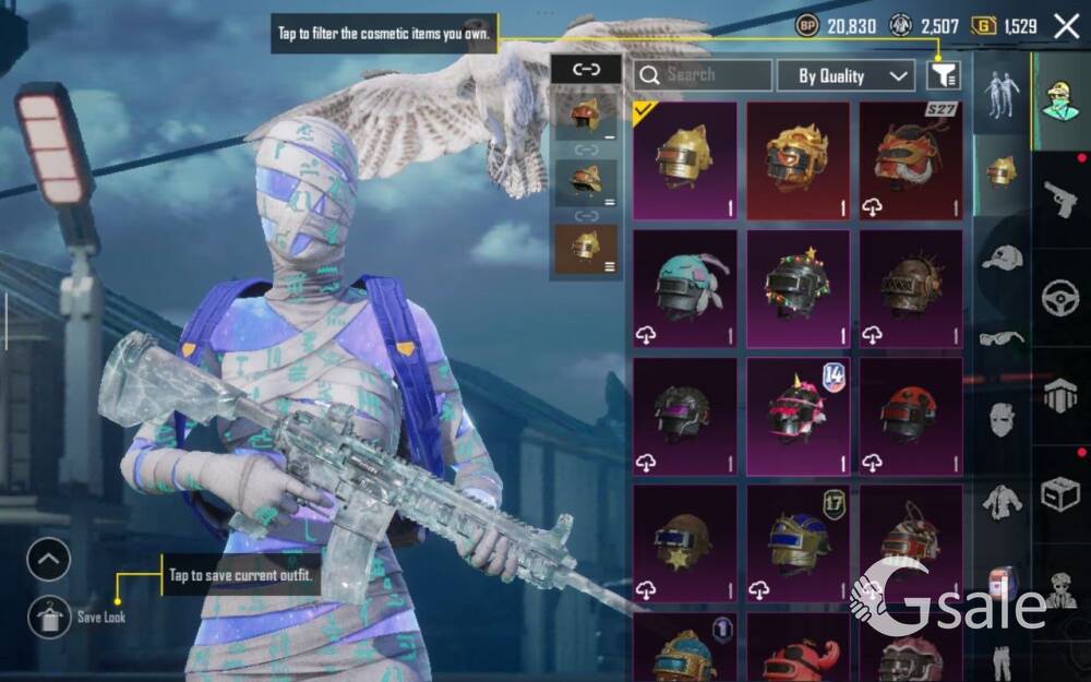 bgmi lambo plus glacier m416 and glacier ultimate 