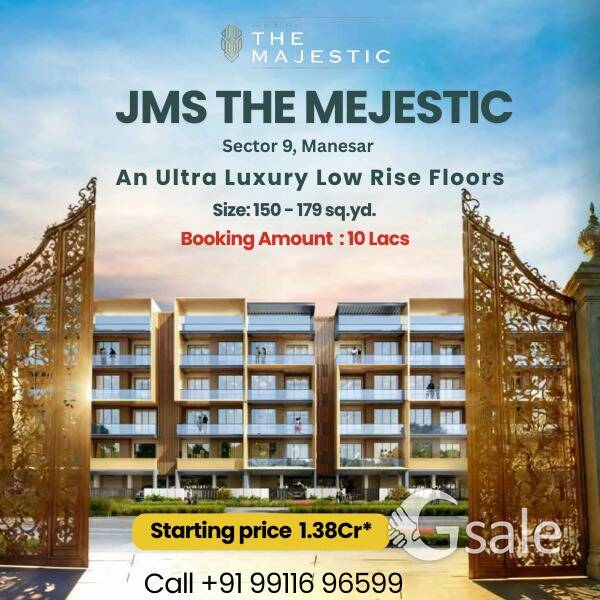 JMS The Majestic Sector 9 Manesar – Premium Low-Rise Living | Limited Units