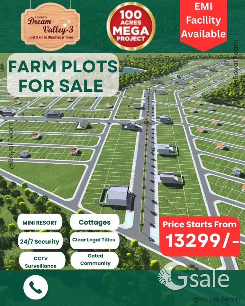 Farmlands For Sale in Shadnagar 