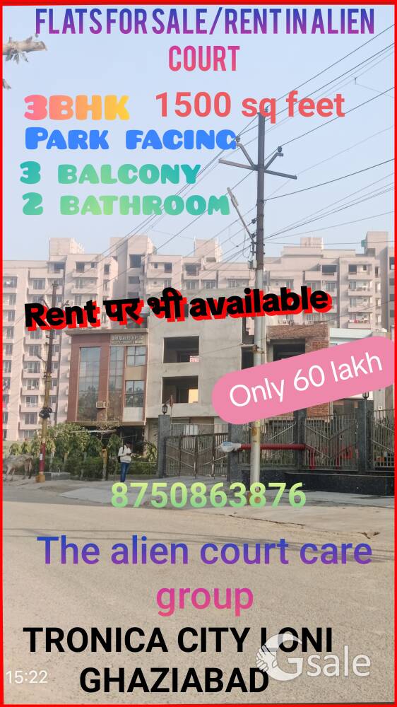 2 bhk flat for rent 18 हजार 3बालकनी 2 बाथरूम पार्किंग 2रूम 