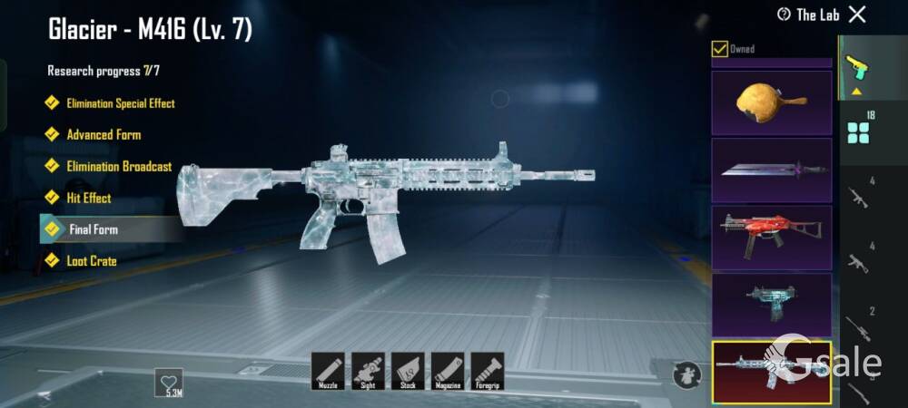 BGMI ACCOUNT (M4 GLACIER MAX)