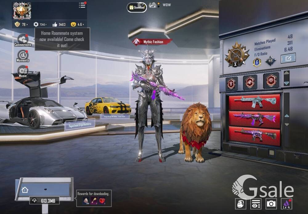 BGMI ACCOUNT RARE X SUIT