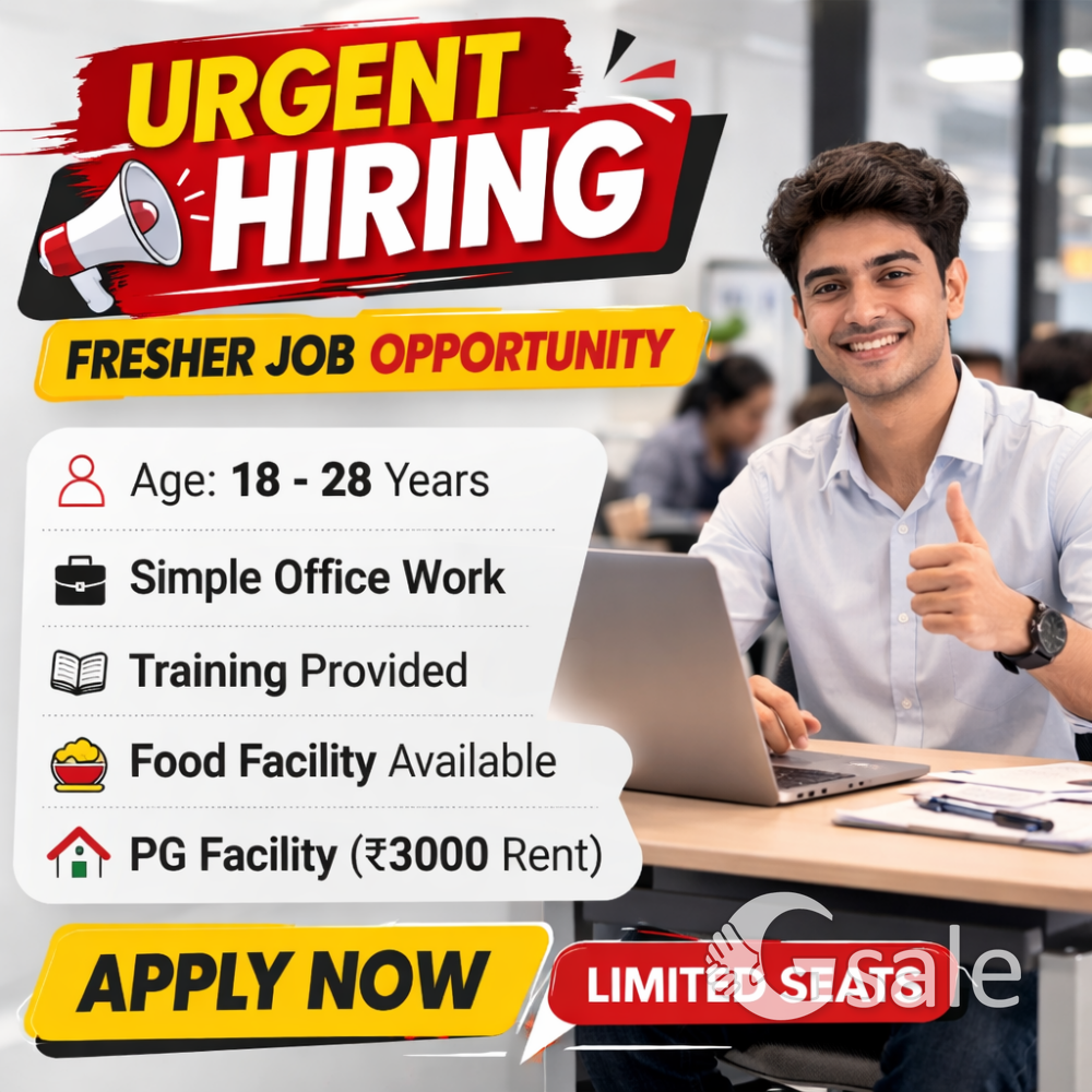 Fresher Job Opportunity – 18-28 Age (Haridwar Location)