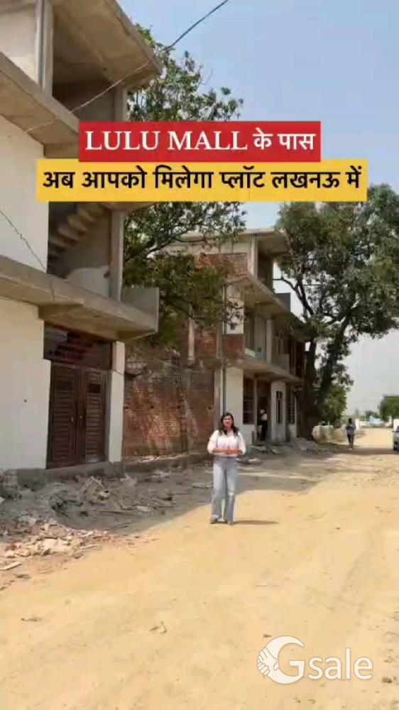 lucknow k best location par plot available. opp. IT city. 9648986767