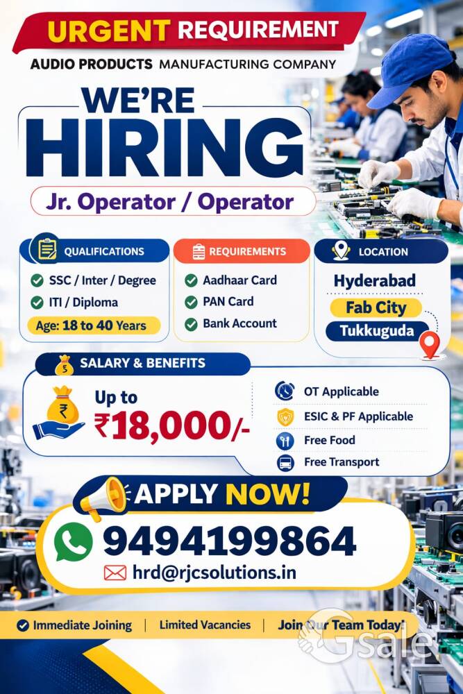 Jr. Operator/Operator