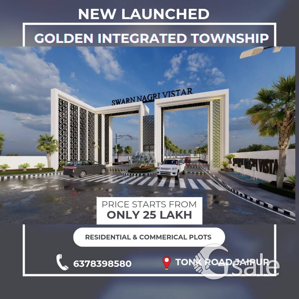 Main Chaksu 200 ft road plot township 