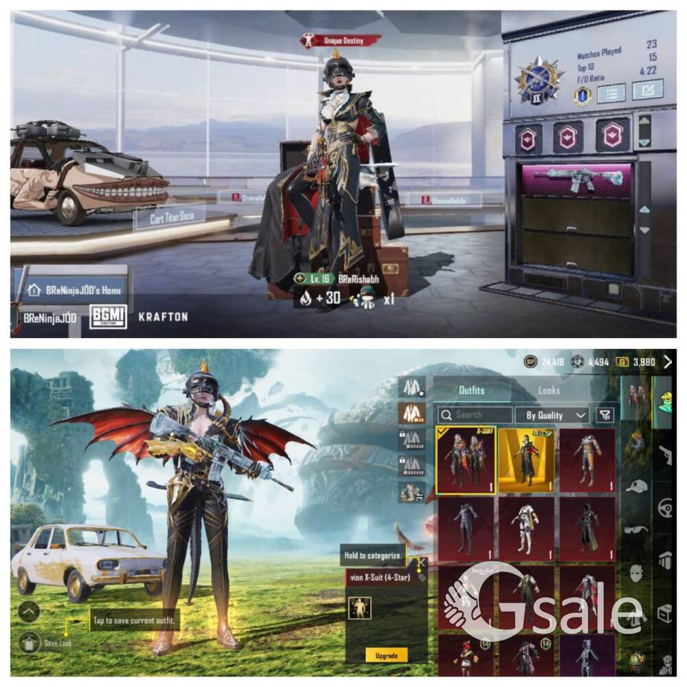 Battleground mobile India (BGMI) ACCOUNT SELING 