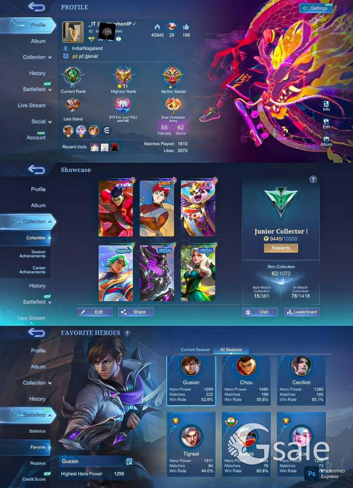 Mobile legends budget id