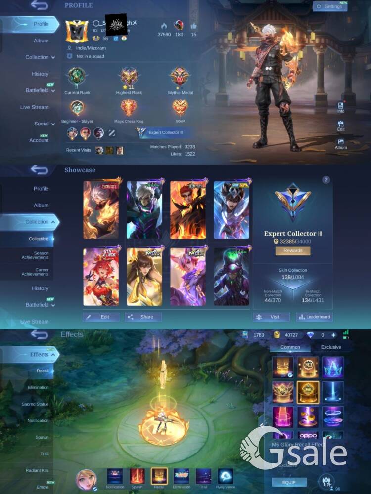 mobile legends account 