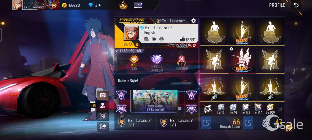 Free fire old op id for sell