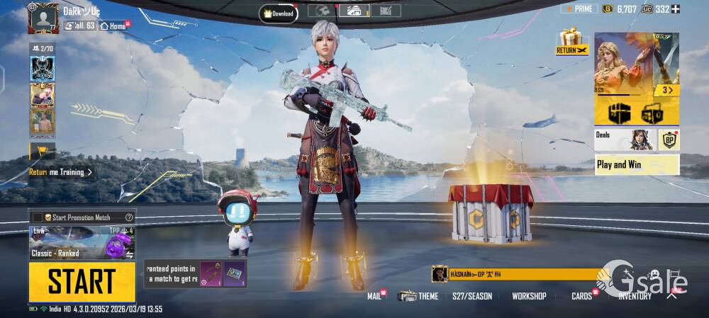 Bgmi premium account 