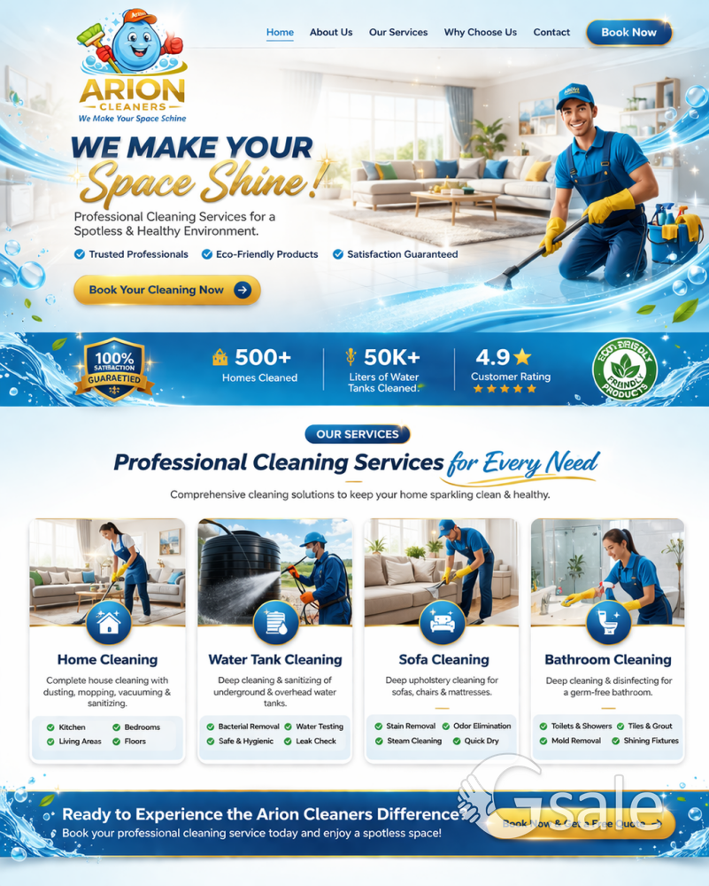 Bathroom cleaning service 