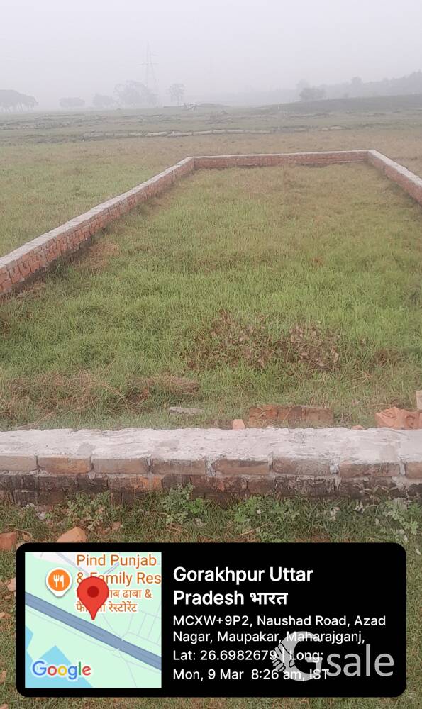 Gorakhpur deoria rod Ramnagar karjha me plot lene ke leye semperk kere 
