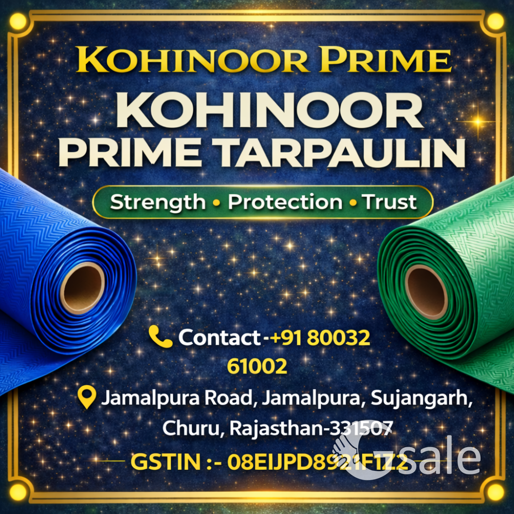 Kohinoor Prime Tarpaulin | PVC Tarpaulin & Fabric Supplier in Sujangarh