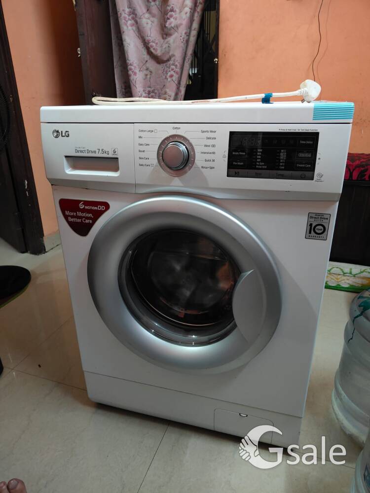 LG front Load Washing 7.5 KG