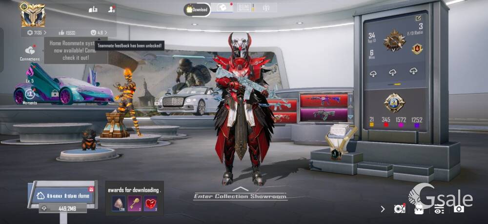 Best BGMI account ever came to sell, with mythic name tag, 300+ mythic 