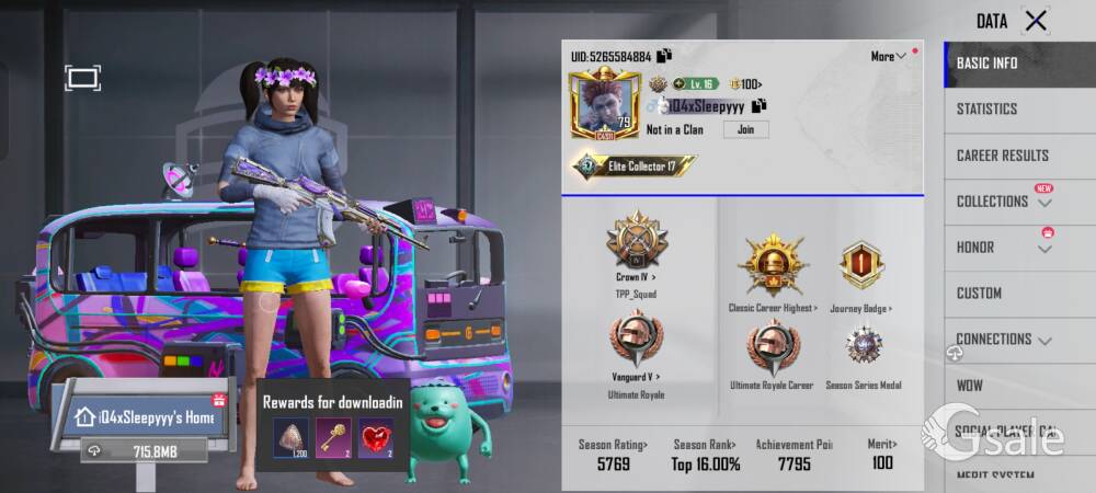 BGMI PREMIUM GAMING ACCOUNT 