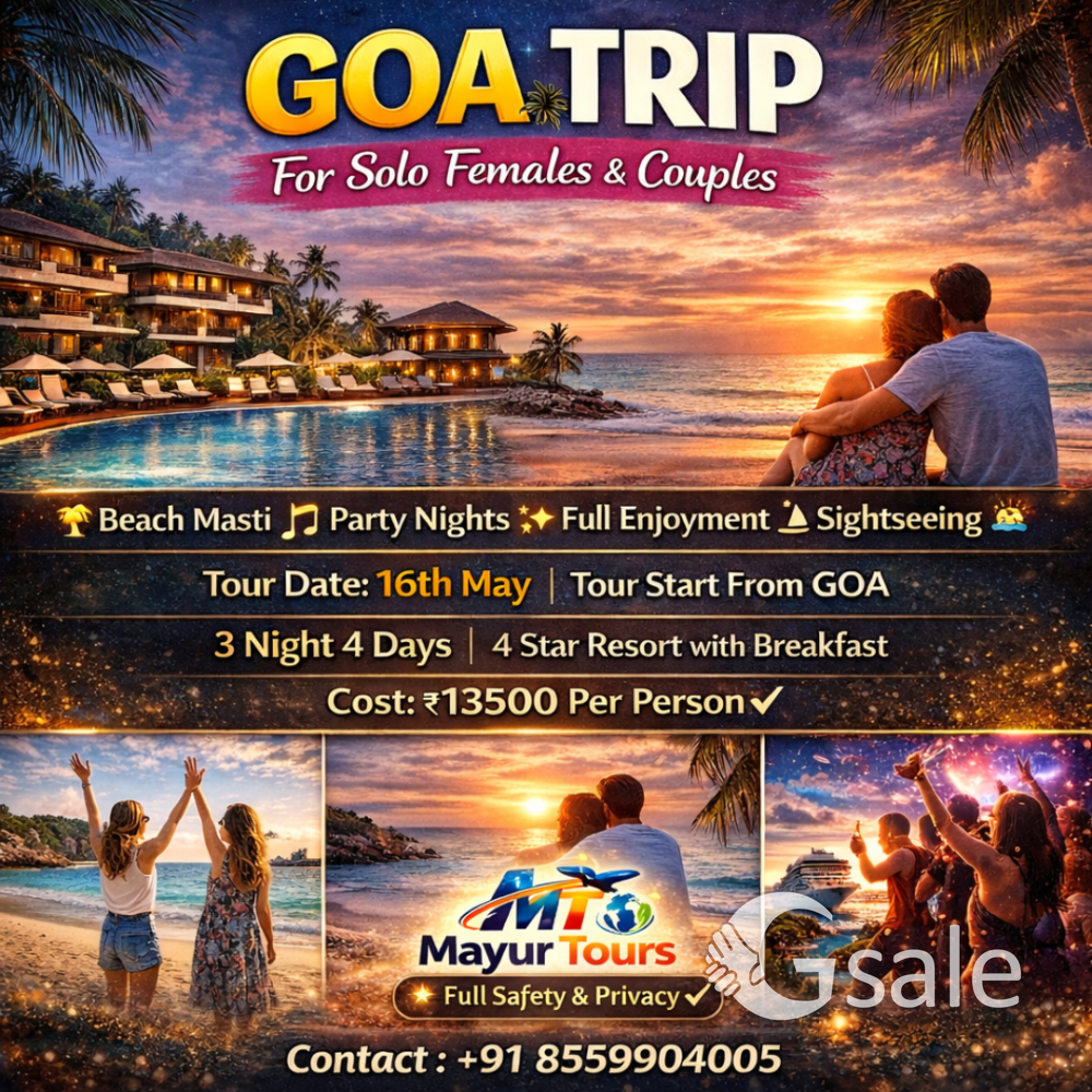Goa Tour for Solo Female & Couples 