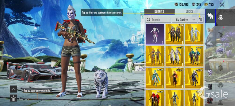 BGMI id sell collection level 69