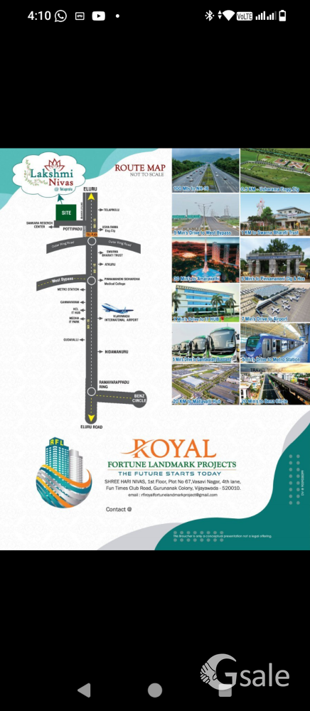 Royal Fortune Land Mark Projects Vijayawada Gurunanak Colony AP