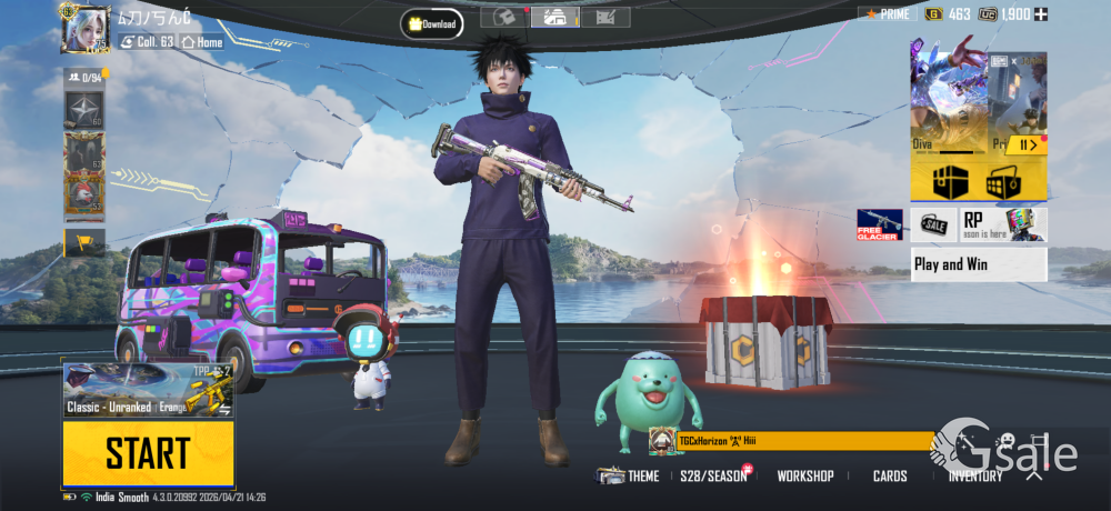 BGMI ACCOUNT FOR SELL 