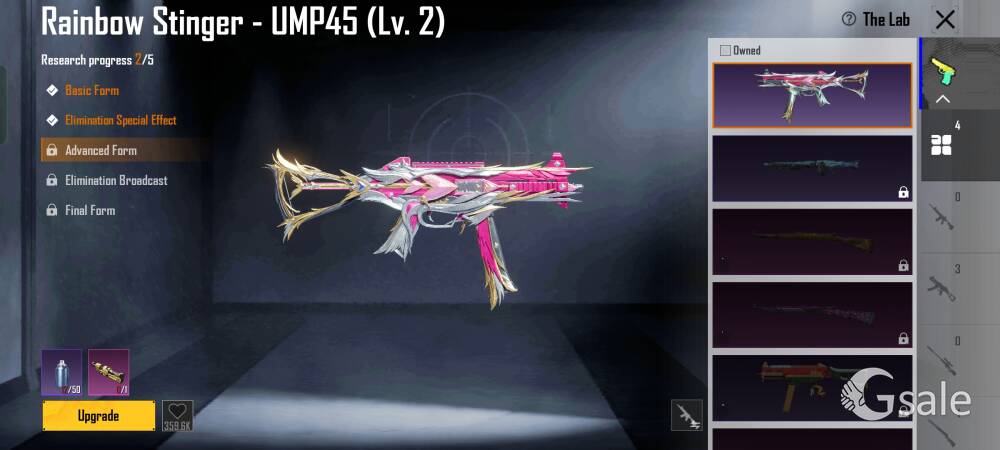 BGMI id for sale upgrade skin: scarl,ump45,shotgun, pistol and all rare out fits .