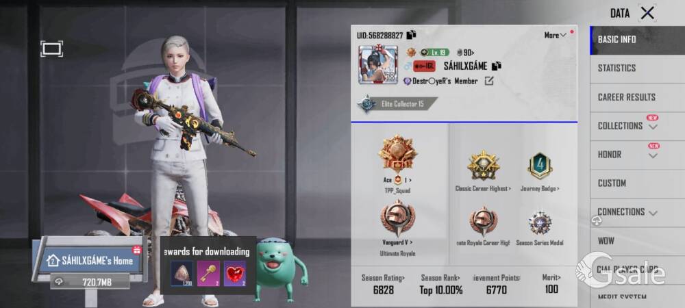 Premium BGMI ID for sale