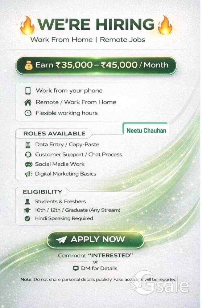 Work from home house wife college student job person anything else.