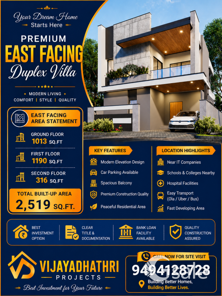 Open plots and Villa's Sale 