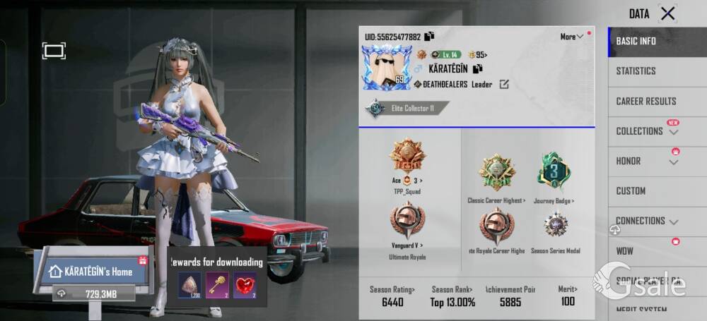 good collection bgmi account