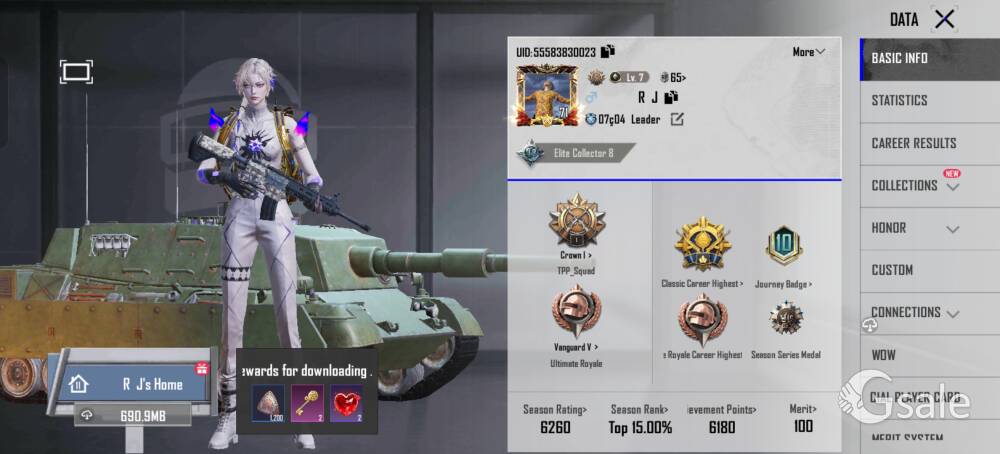 BGMI ID FOR SALE PRICE NEGOTIABLE 