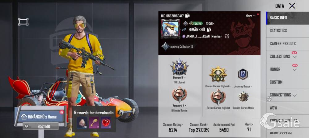 cheap bgmi id for sale