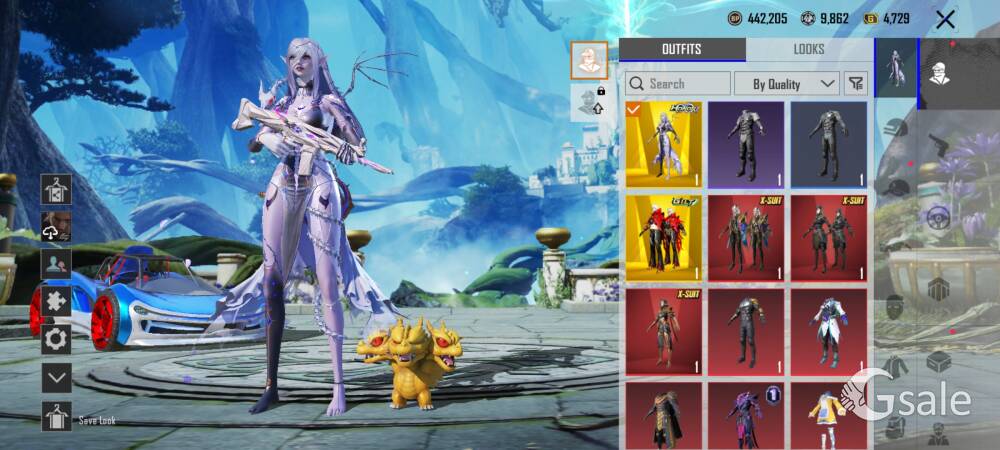 Premium Bgmi id with 3 xsuit and many more items