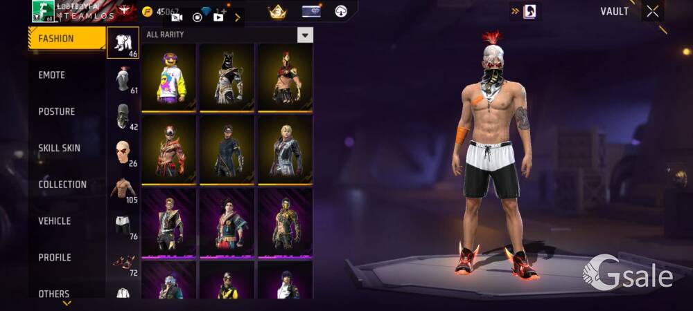 Free fire 60,leval 