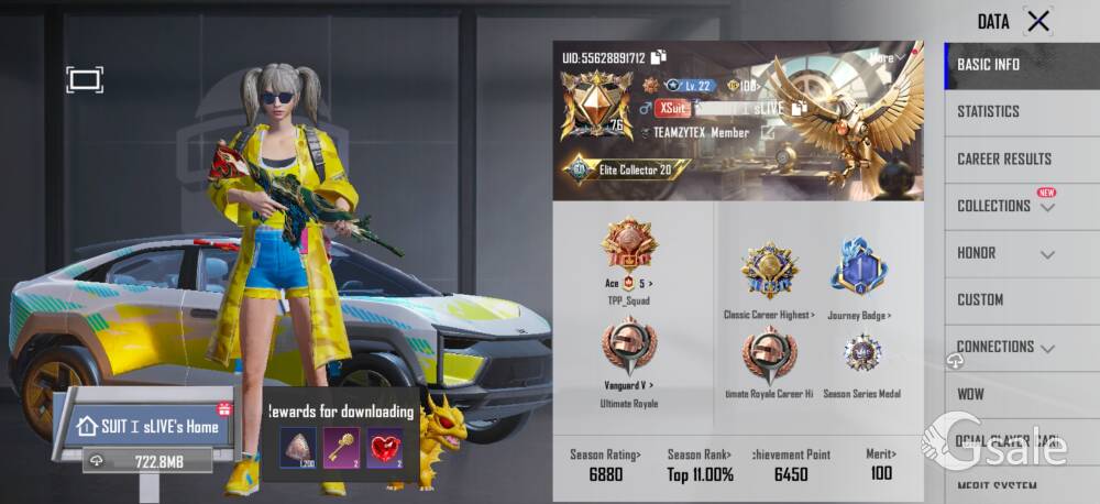 Bgmi id sell face' to face 21k