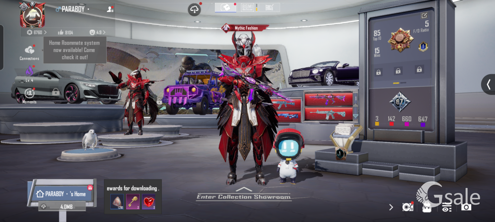 bgmi xsuit lv6 I'd sell rare I'd 50k