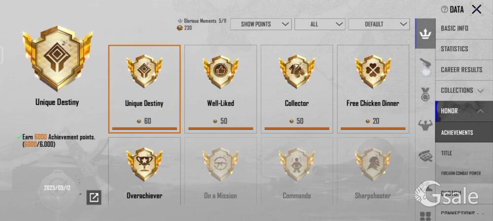 BGMI level 75 id 