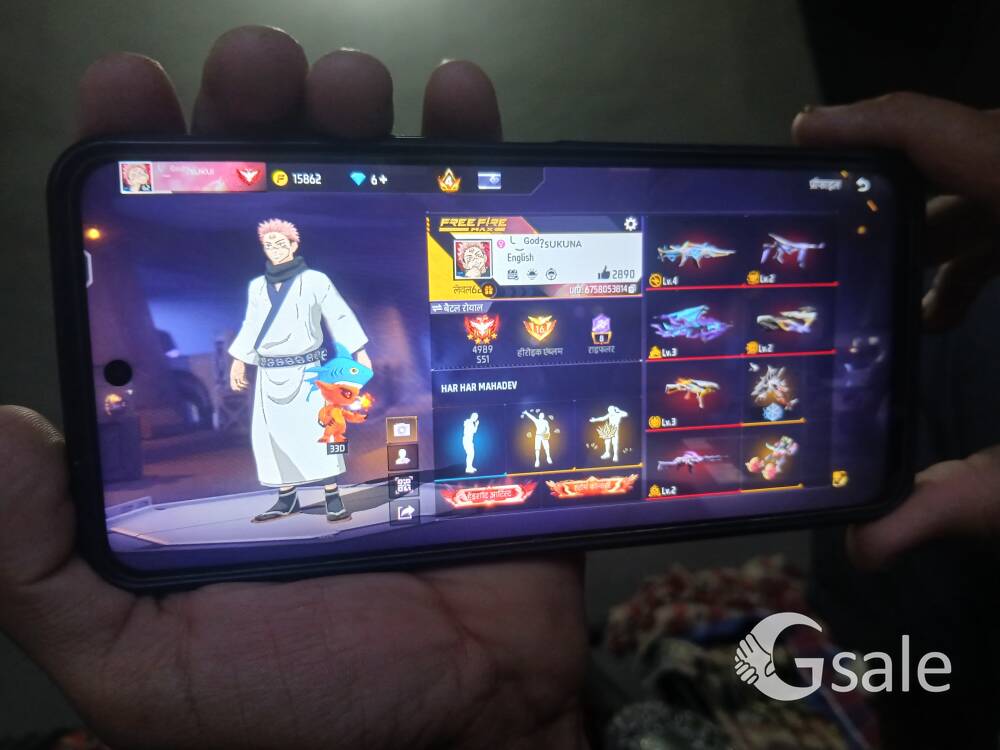 62 free fire ID