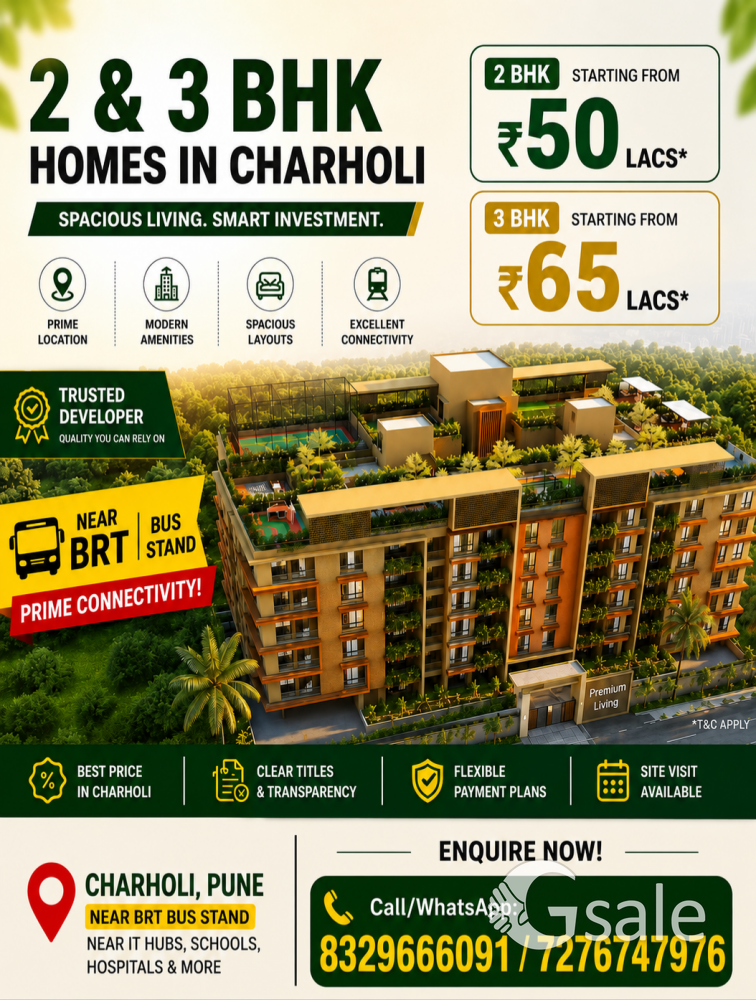 🏠 New launching Offer charholi PCMC.