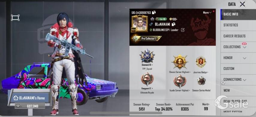 Bgmi id for sale 