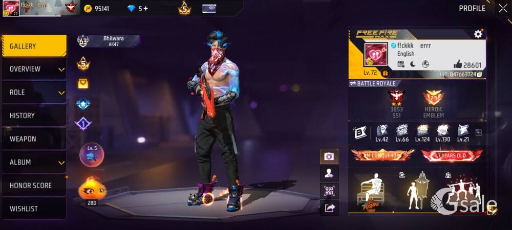 Free fire Id 